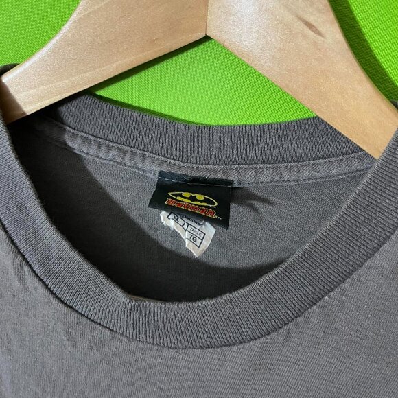 XL Grey yellow DC Comics Batman tee - Picture 2 of 8